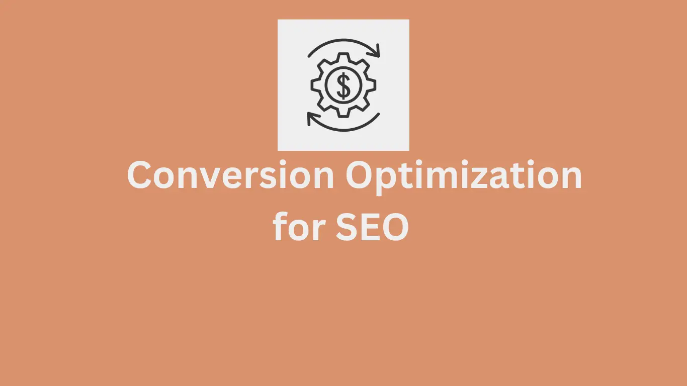 Conversion Optimization for SEO presentation slide